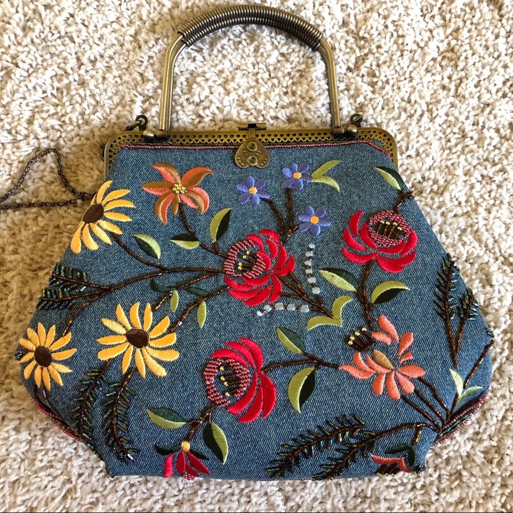 Denim Clutch